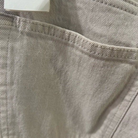 Abercrombie mixed media 90’s relaxed high rise off white jeans size 4 Long - Picture 8 of 13